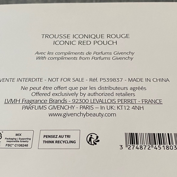 Givenchy Iconic Red Pouch - Picture 9 of 9